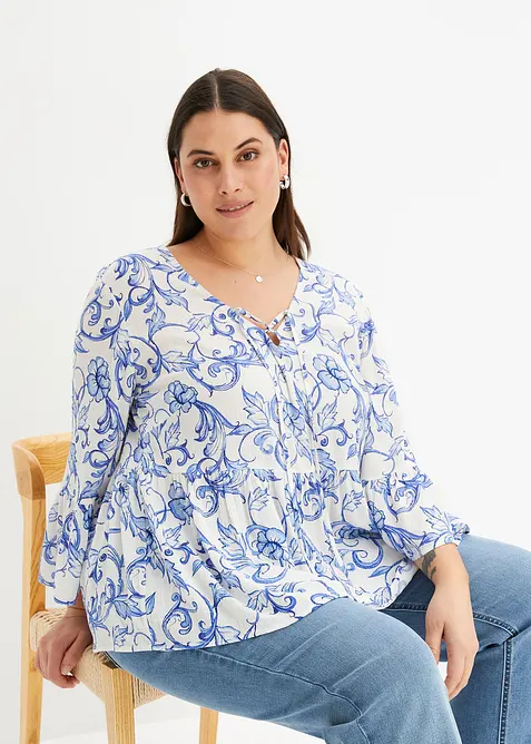 Tuniekblouse van soepele viscose, bonprix