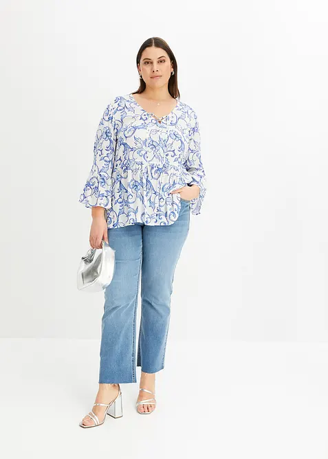 Tuniekblouse van soepele viscose, bonprix