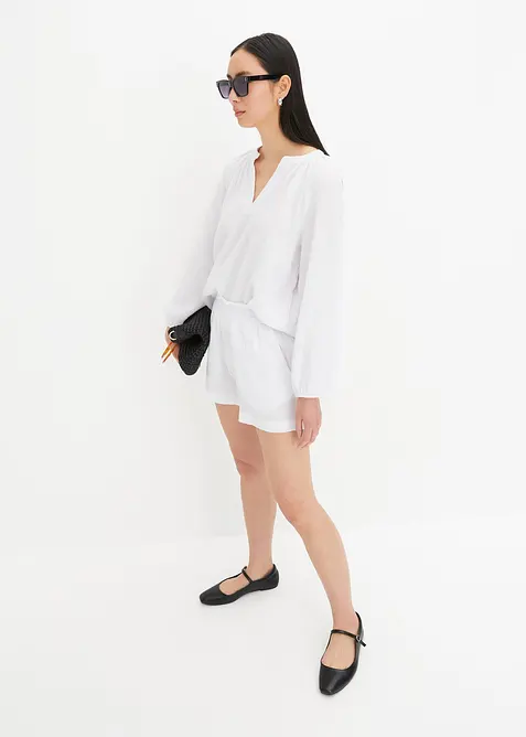 Oversized blouse van mousseline, bonprix