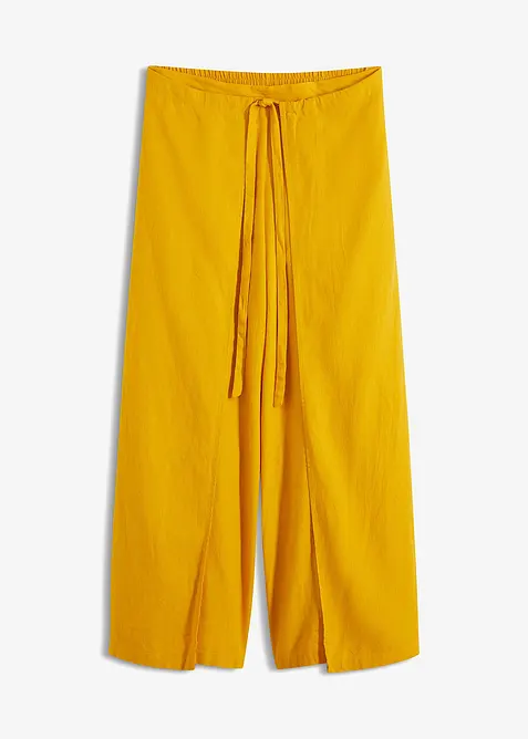 Palazzo broek in een luchtige linnenmix, bonprix