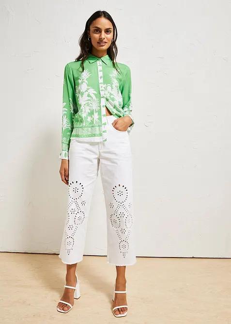 Blouse van soepele viscose, bonprix