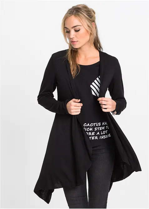 Shirtvest in een viscosemix, bonprix