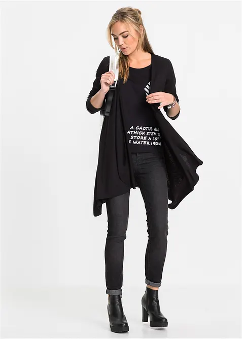 Shirtvest in een viscosemix, bonprix