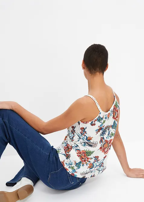 Top met spaghettibandjes, bonprix