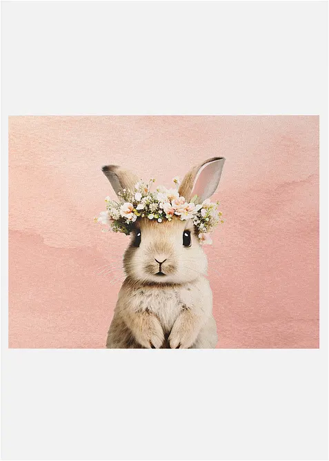 Wasbare deurmat met haas, bonprix