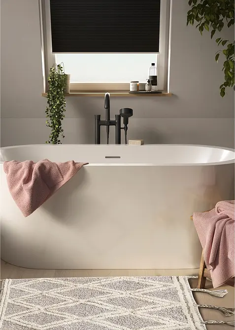 Badmat met franjes, bonprix