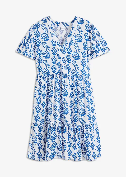 Gedessineerde tuniekjurk van viscose, bonprix