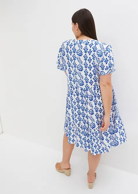 Gedessineerde tuniekjurk van viscose, bonprix