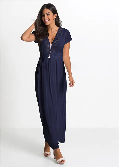 Maxi jurk van soepele viscose, bonprix