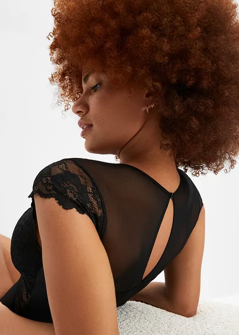 Body zonder beugels met sierlijk kant, bonprix