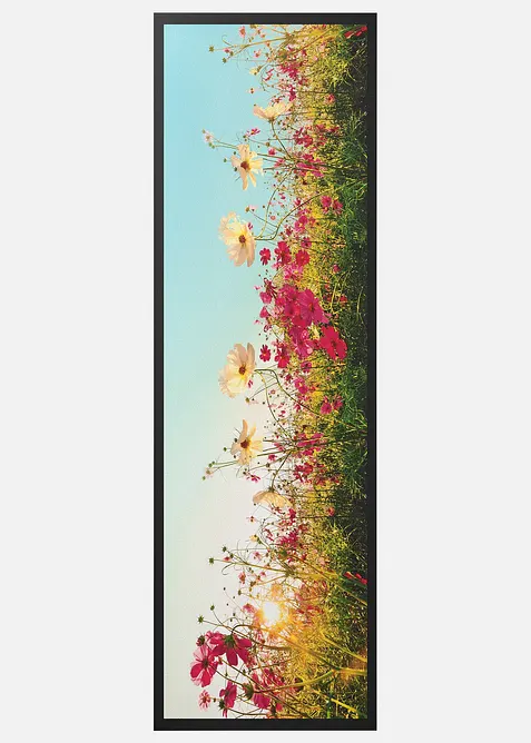 Wasbare deurmat met bloemenweide, bonprix