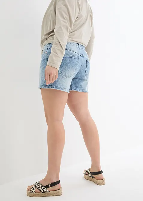 Stretch jeans short, mid waist, bonprix