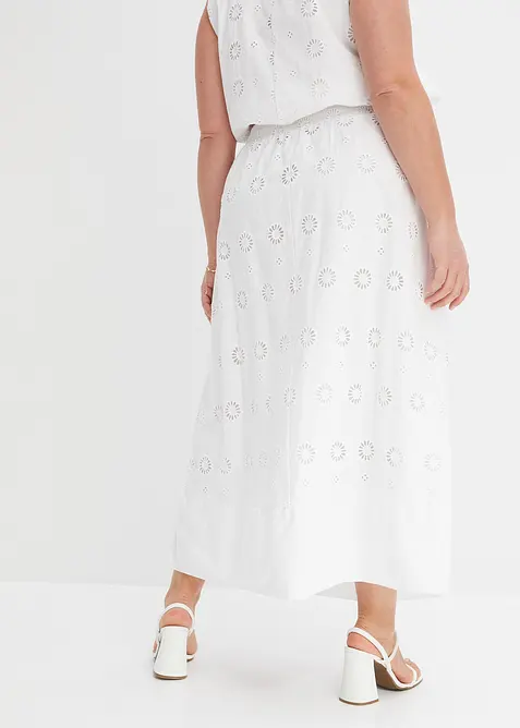 Maxi rok van biologisch katoen, bonprix