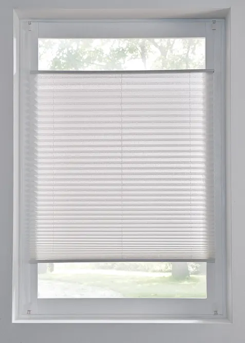 Scherli plisségordijn met bladerdessin, bonprix