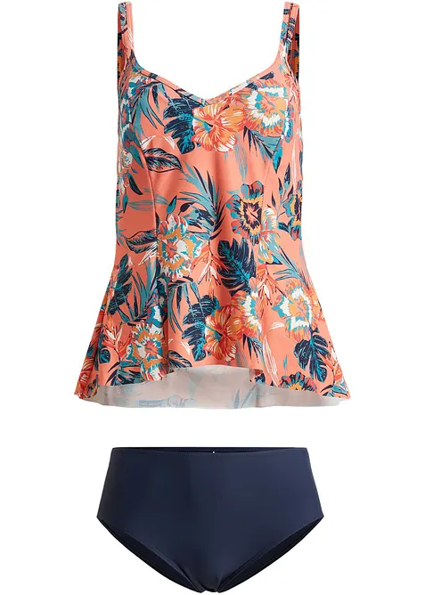 Tankini met V-hals (2-dlg. set), bonprix