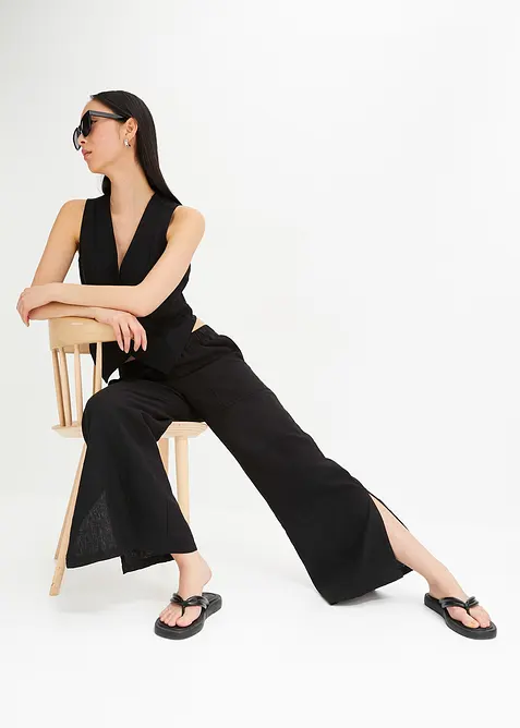 Marlene Dietrich broek van linnen, bonprix