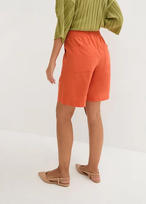 Bermuda met linnen viscose mix, bonprix