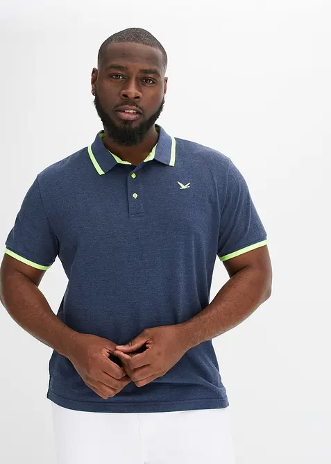 Piqué poloshirt met biologisch katoen, bonprix
