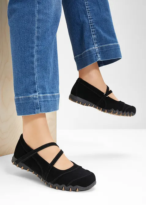 Ballerina's van Mary-Jane met een geprofileerde zool, bonprix