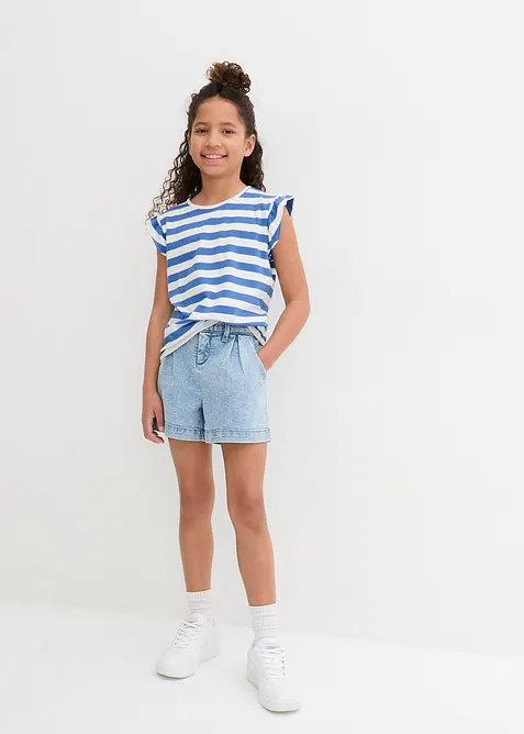 Meisjes shirt met biologisch katoen (set van 2), bonprix