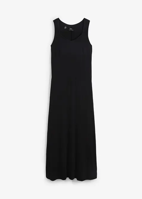 Maxi jersey jurk van katoen-viscosemix, bonprix