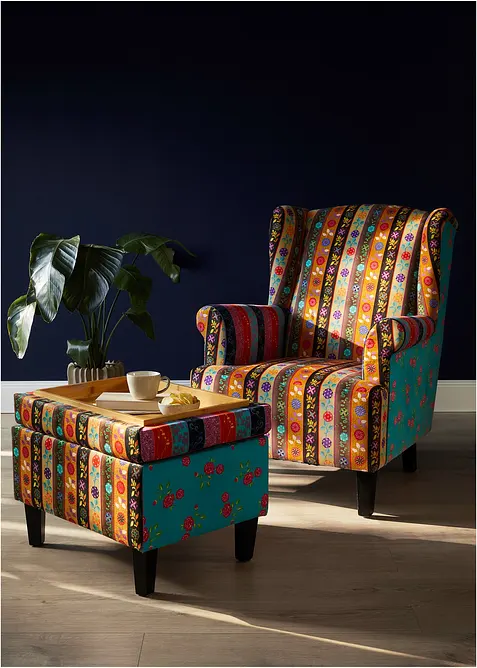 Hocker met dienblad, bonprix