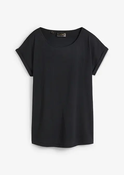 Shirt met zijde, bonprix