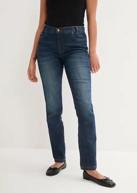 Skinny jeans met comfortband, mid waist, bonprix