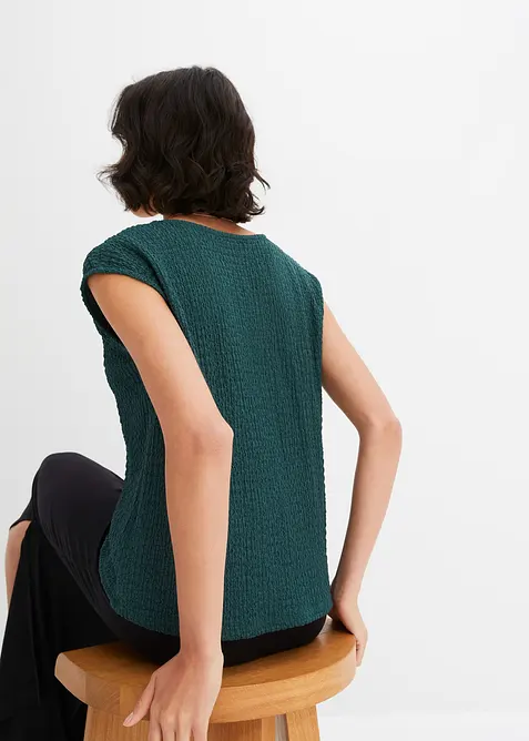 Shirt van lichte cr&ecirc;pe, bonprix