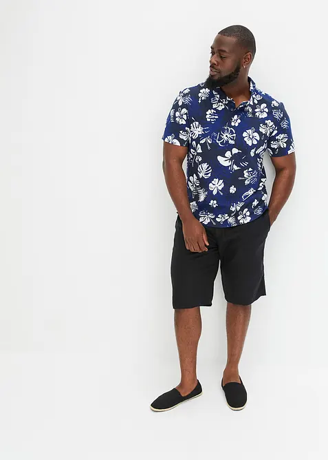 Jersey poloshirt van biologisch katoen, korte mouw, bonprix