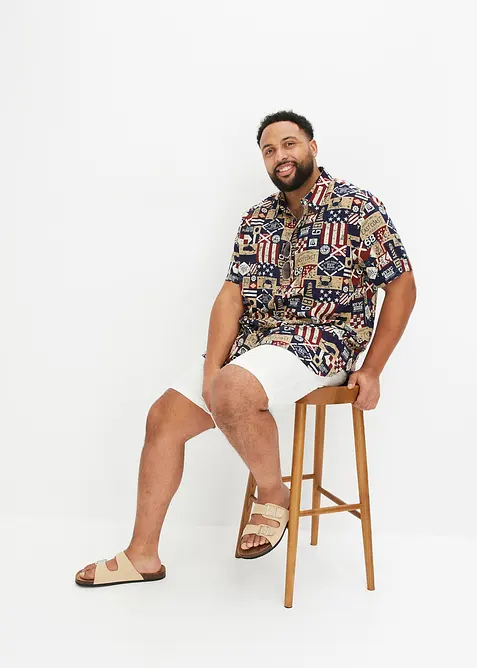 Classic fit stretch bermuda, bonprix