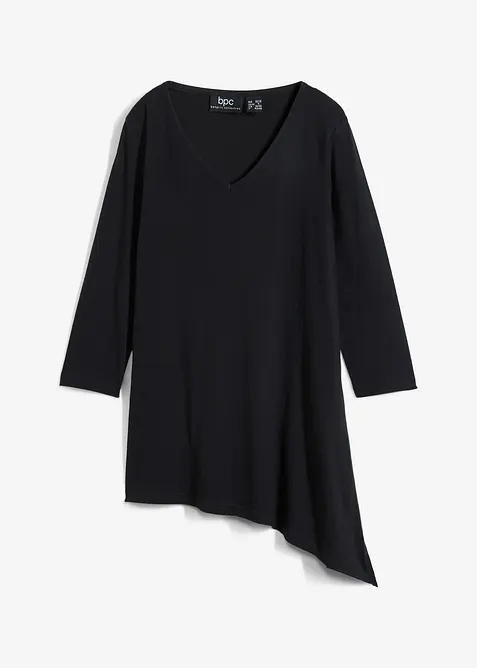 Longshirt in een katoen-viscosemix, bonprix