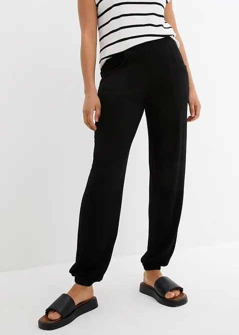 Lichte jersey broek met comfortband, bonprix
