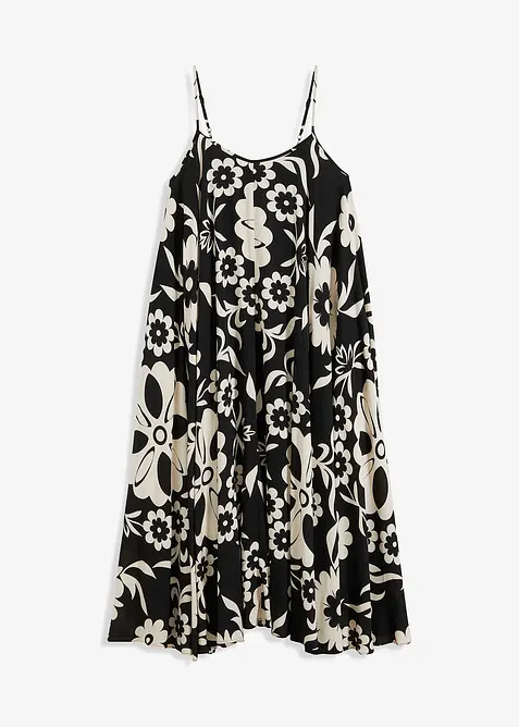 Wijde maxi jurk van soepele viscose, bonprix