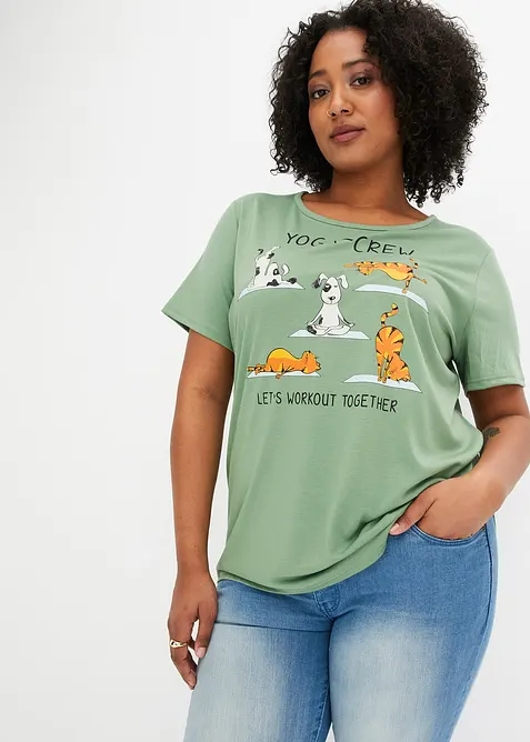 T-shirt met print, bonprix