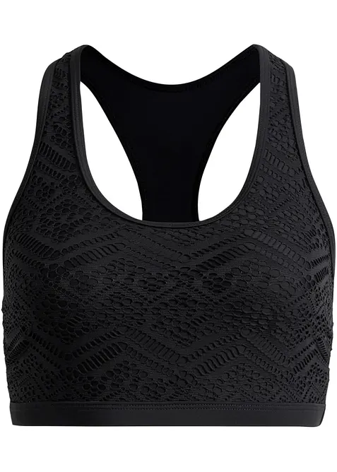 Bralette bikinitop van kant, bonprix