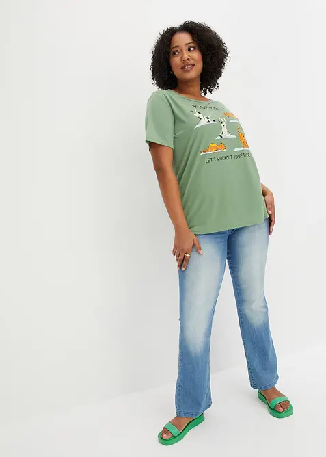 T-shirt met print, bonprix