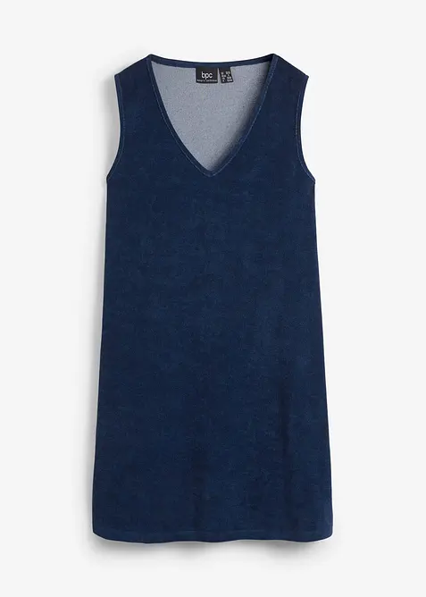 Frotté jurk in A-lijn, bonprix