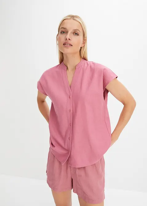 Linnen blouse in een luchtige linnenmix, bonprix