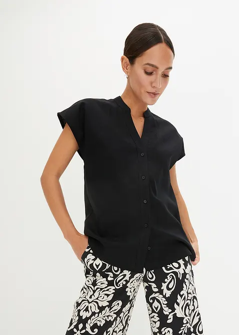 Linnen blouse in een luchtige linnenmix, bonprix