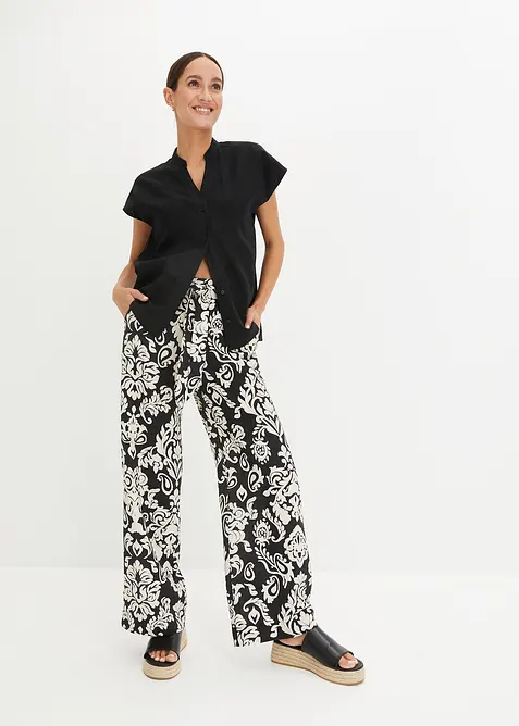 Linnen blouse in een luchtige linnenmix, bonprix