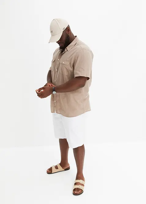 Chino bermuda van puur katoen, regular fit, bonprix