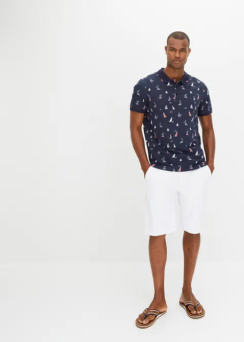 Chino bermuda van puur katoen, regular fit, bonprix