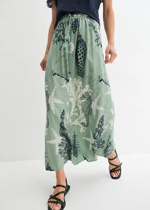 Maxi rok van soepele viscose, bonprix