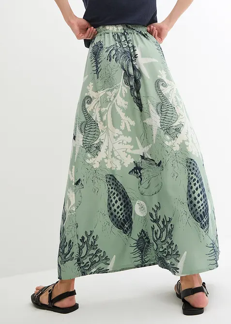 Maxi rok van soepele viscose, bonprix