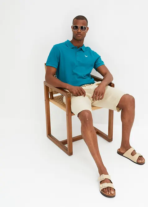 Poloshirt (set van 2) van puur katoen, bonprix