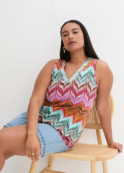 Top met pailletten, bonprix