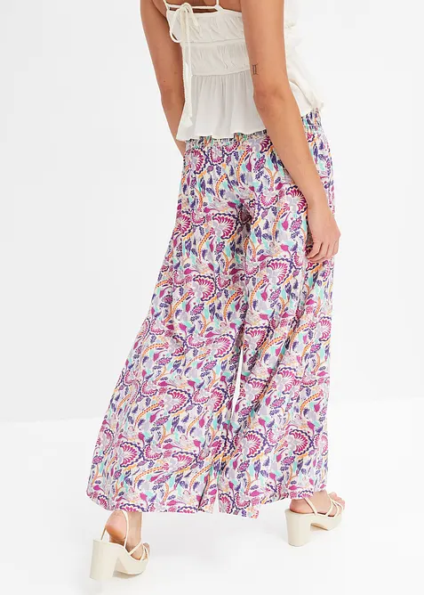 Palazzo broek van soepele viscose, bonprix