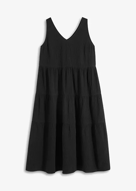 Mousseline jurk van katoen, bonprix