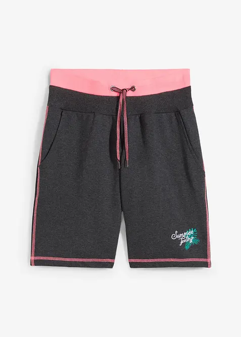 Sweat short van katoenmix, bonprix